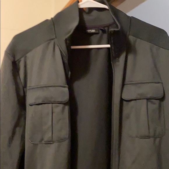 Gray Men’s Track Jacket - Picture 2 of 5